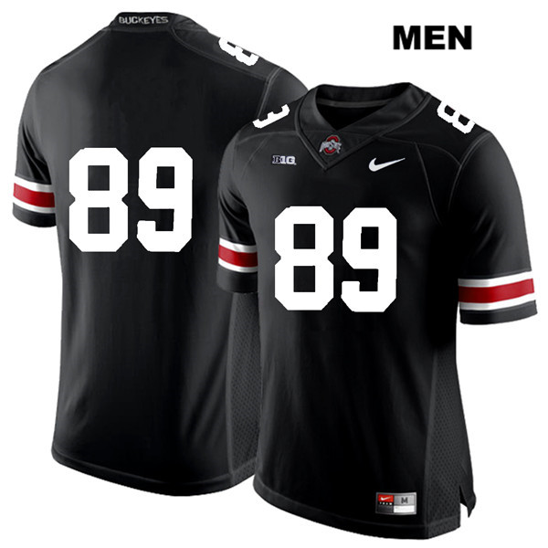 Ohio State Buckeyes Men's Luke Farrell #89 White Number Black Authentic Nike No Name College NCAA Stitched Football Jersey JX19B32HN
